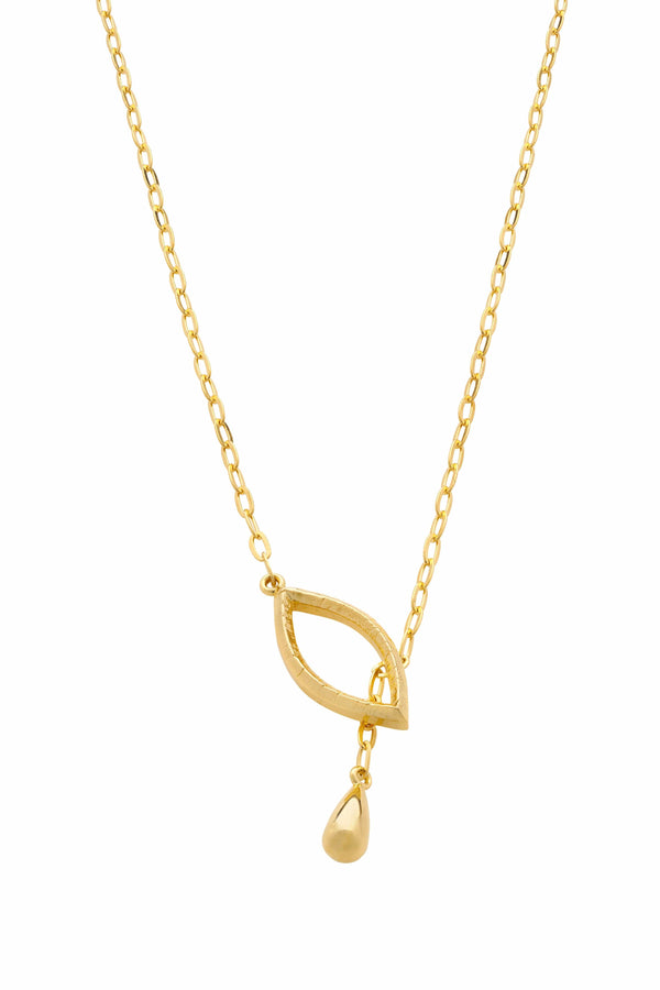 dear letterman Dame Gold Necklace