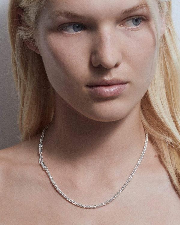 Dear Letterman Hanun Silver Necklace