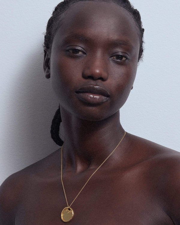 Dear Letterman Hel'm Gold Necklace