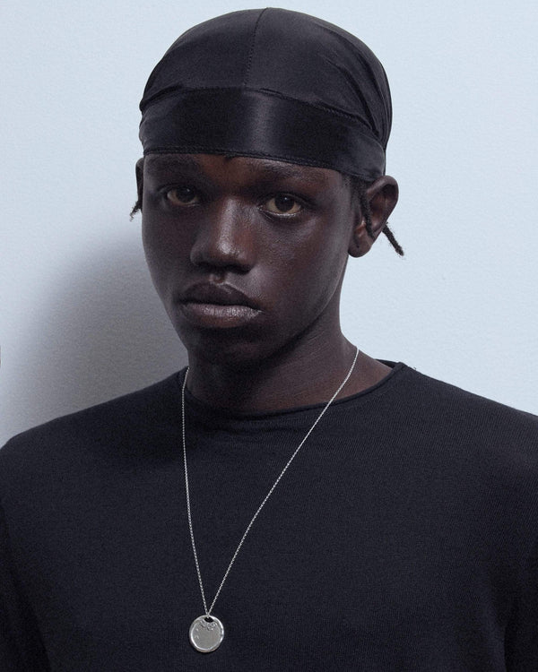 Dear Letterman Hel'm Silver Necklace