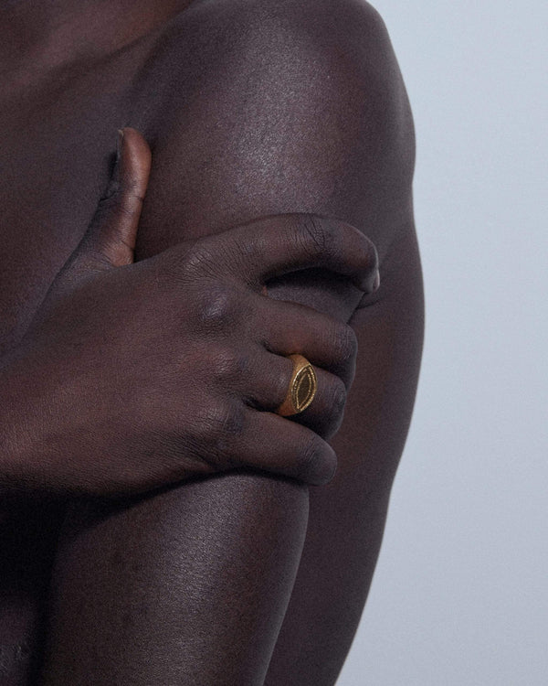 Dear Letterman Isam Gold Ring