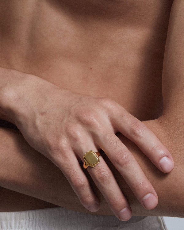 Dear Letterman Jari Gold Ring