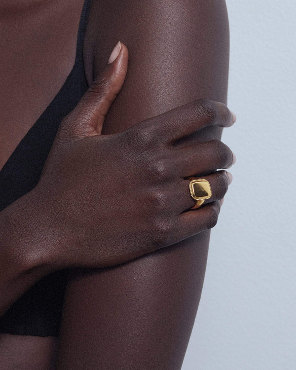 Dear Letterman Jari Gold Ring