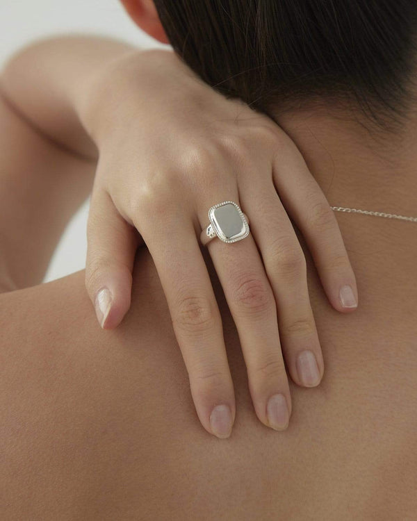 Dear Letterman Jari Silver Ring