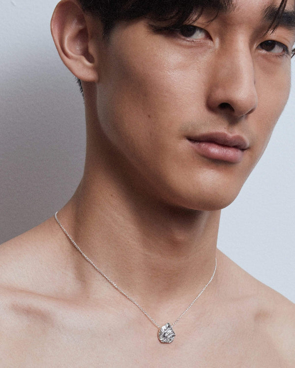 Dear Letterman Kowa Silver Necklace