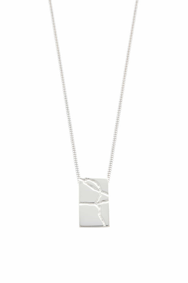 dear letterman Leem Silver Necklace