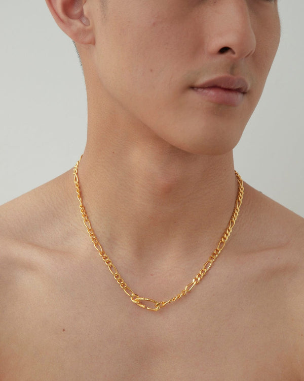 Dear Letterman Masir Gold Bold Necklace