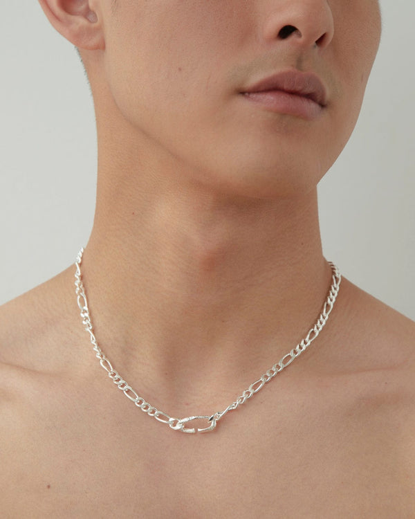 Dear Letterman Masir Silver Bold Necklace