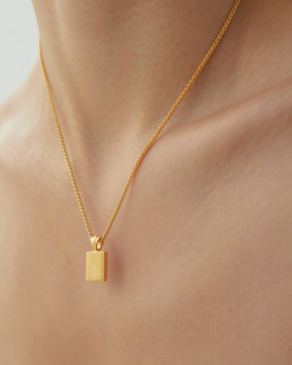 Dear Letterman Matin Gold Necklace