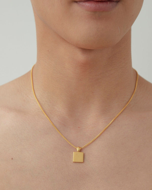 Dear Letterman Matin Gold Necklace