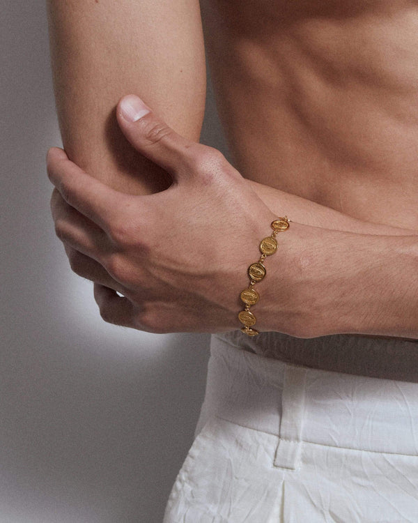 Dear Letterman Medina Gold Bracelet