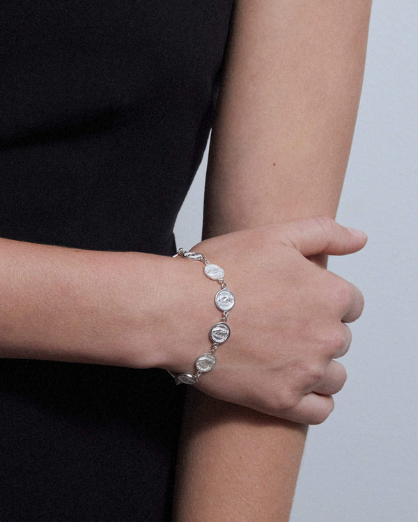 Dear Letterman Medina Silver Bracelet