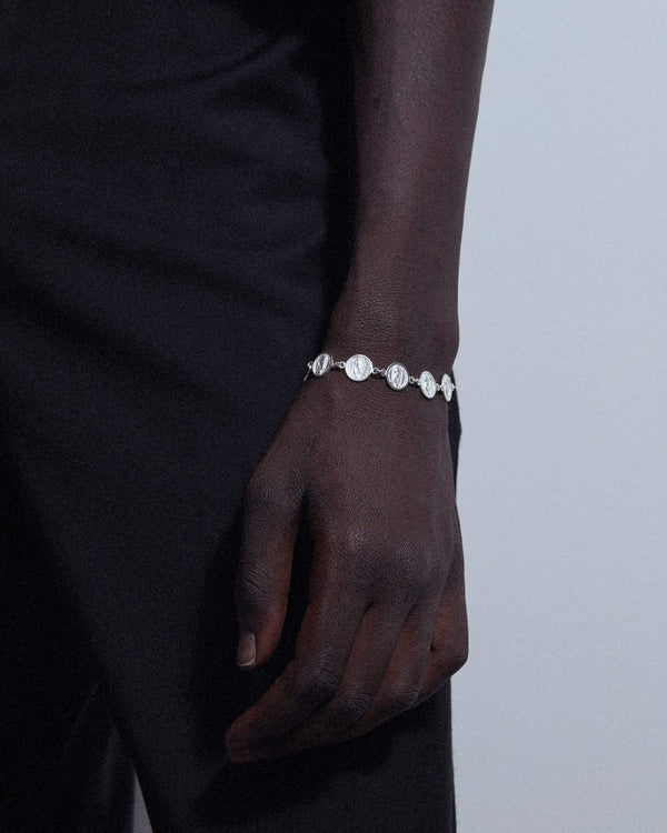 Dear Letterman Medina Silver Bracelet