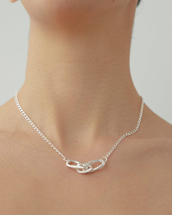 Dear Letterman Miad Silver Necklace