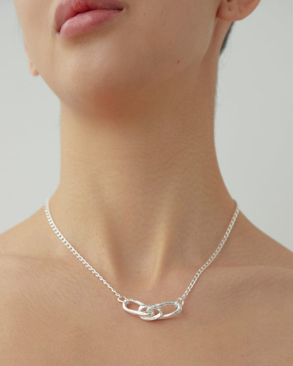 Dear Letterman Miad Silver Necklace