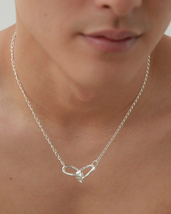 Dear Letterman Miad Silver Necklace