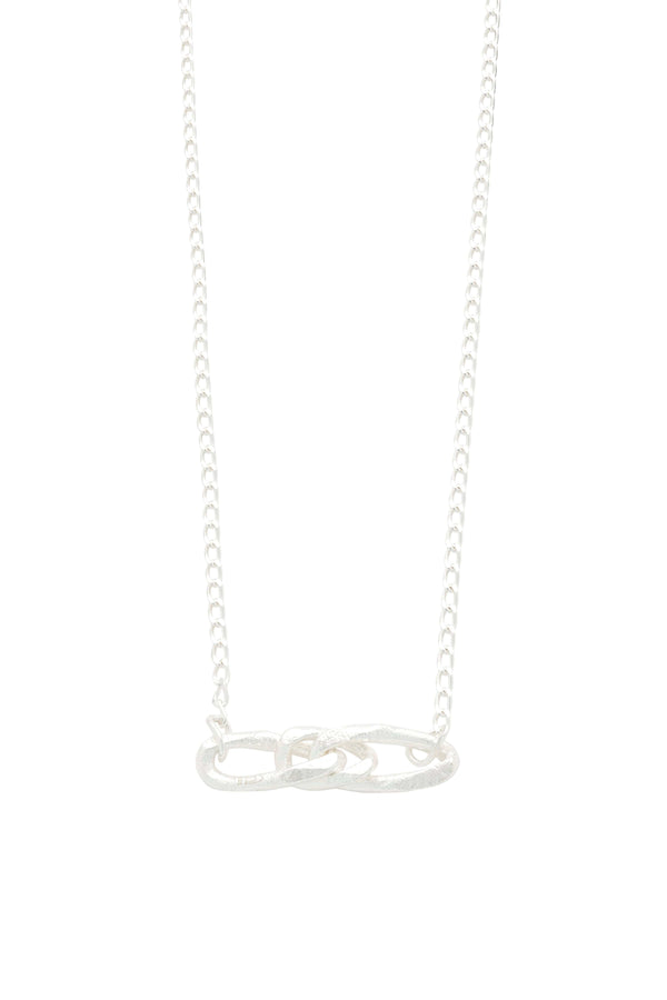 dear letterman Miad Silver Necklace
