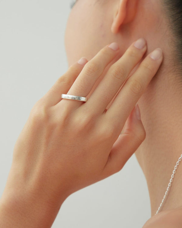Dear Letterman Miad Silver Ring