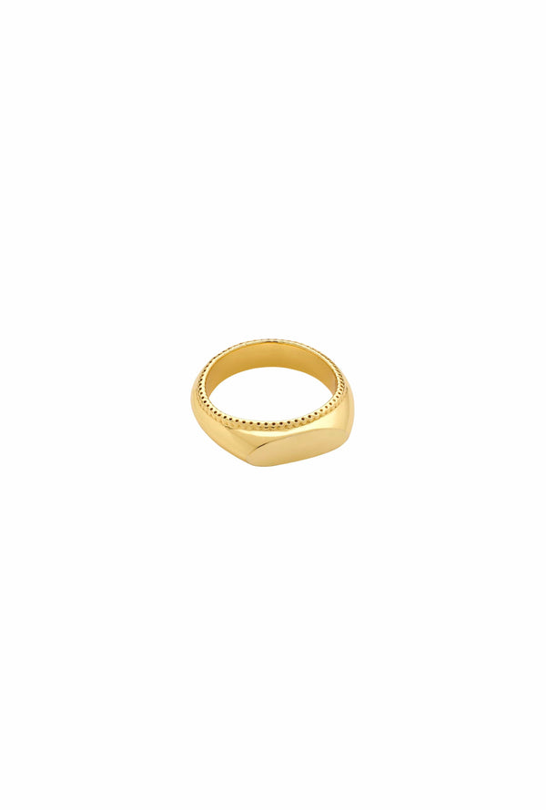 dear letterman Mihna Gold Ring