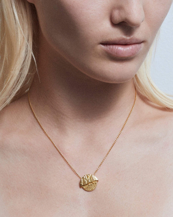 Dear Letterman Naaz Gold Necklace