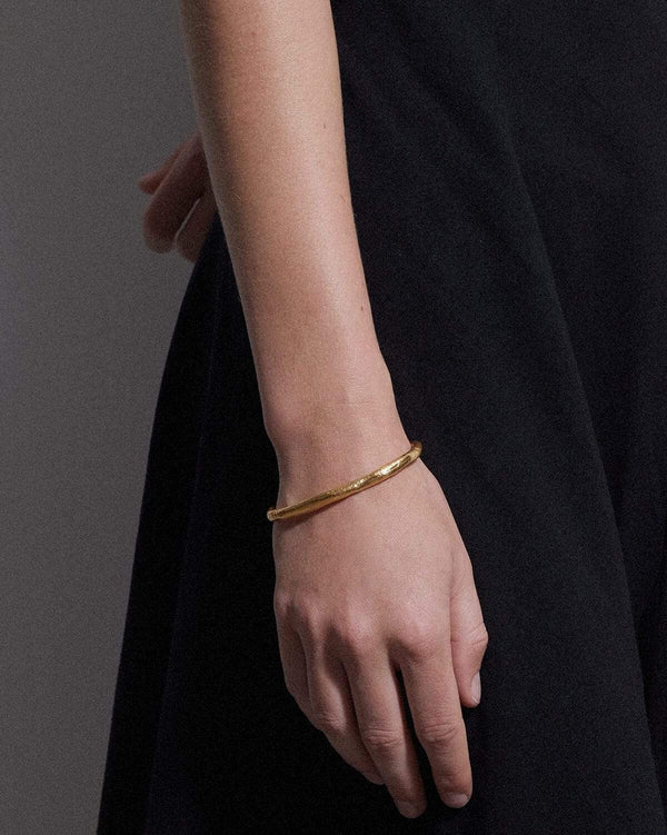 Dear Letterman Nadim Gold Bangle