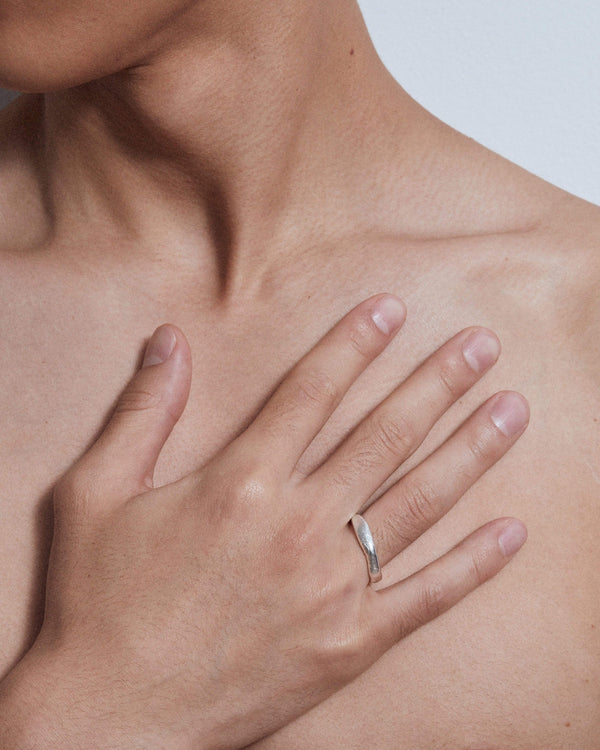 dear Letterman Nadim Silver Ring