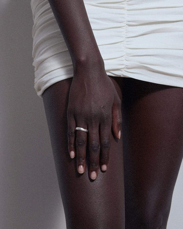 dear Letterman Nadim Silver Ring