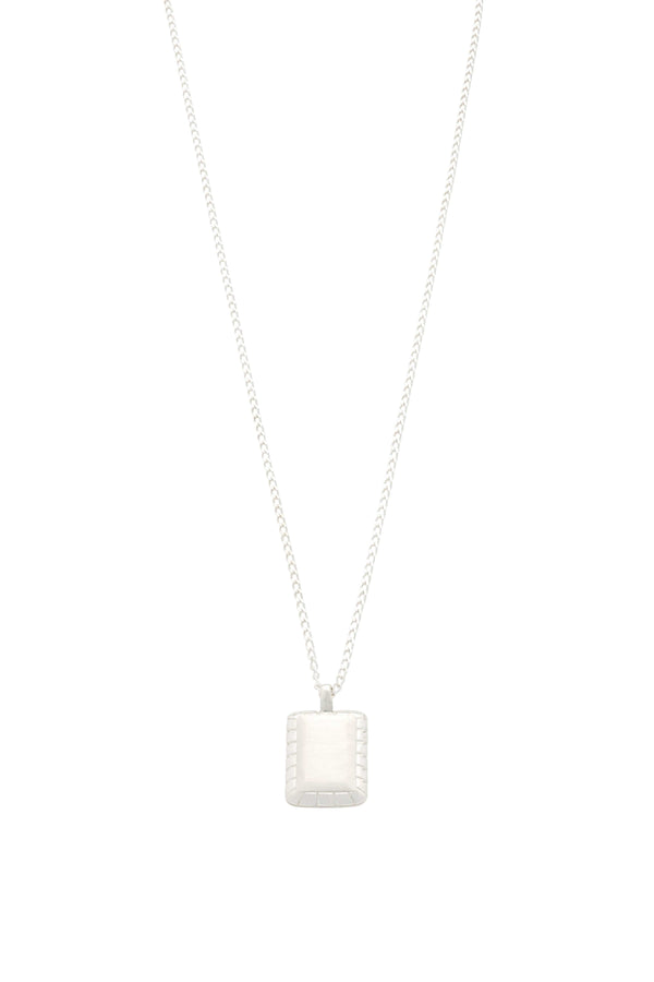 dear letterman Nadra Silver Necklace