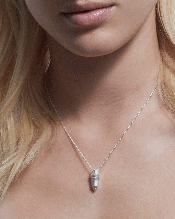 Dear Letterman Nayab Silver Necklace