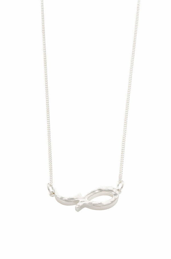dear letterman Sabr Silver Necklace