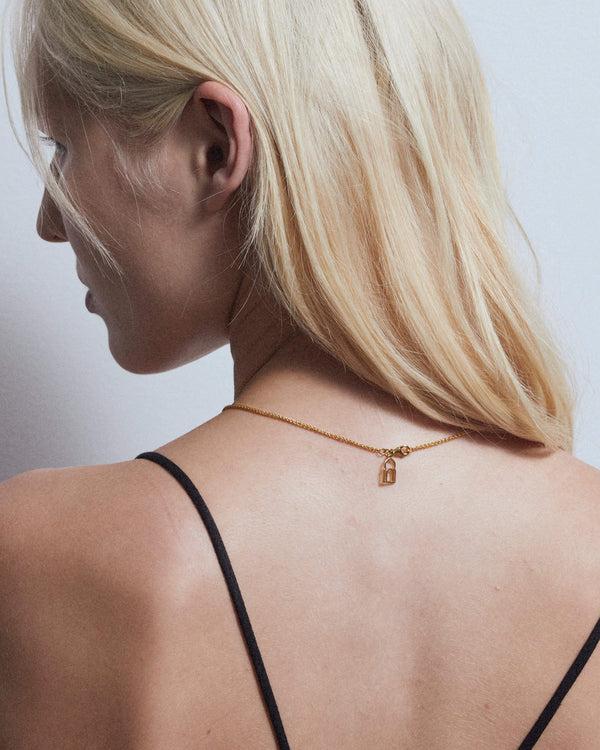 Dear Letterman Sawa Gold Necklace