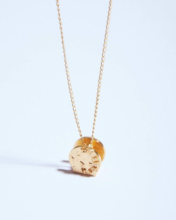 Dear Letterman Siya Gold Necklace