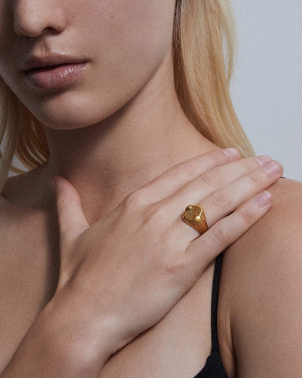 Dear Letterman Waed Gold Ring