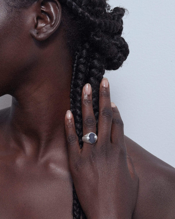 Dear Letterman Waed Silver Ring