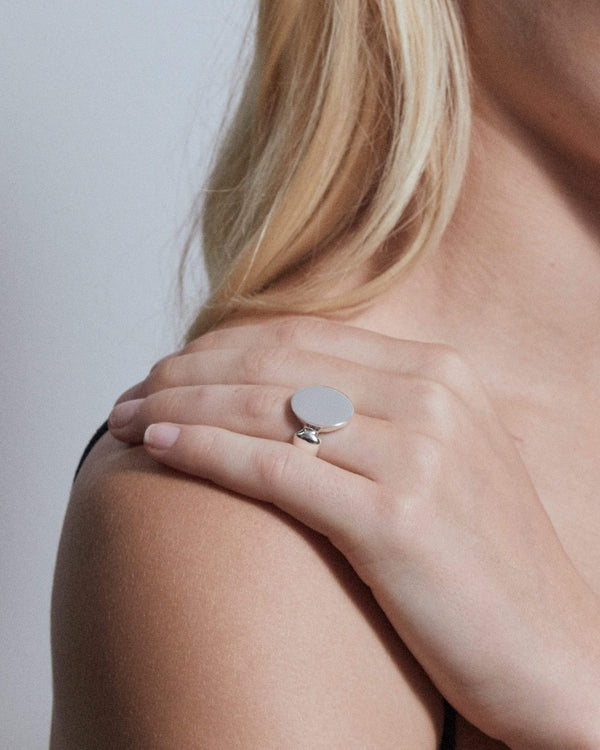 Dear Letterman Wais Silver Ring