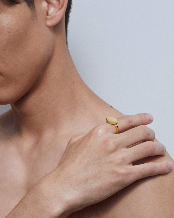 Dear Letterman Wali Gold Ring
