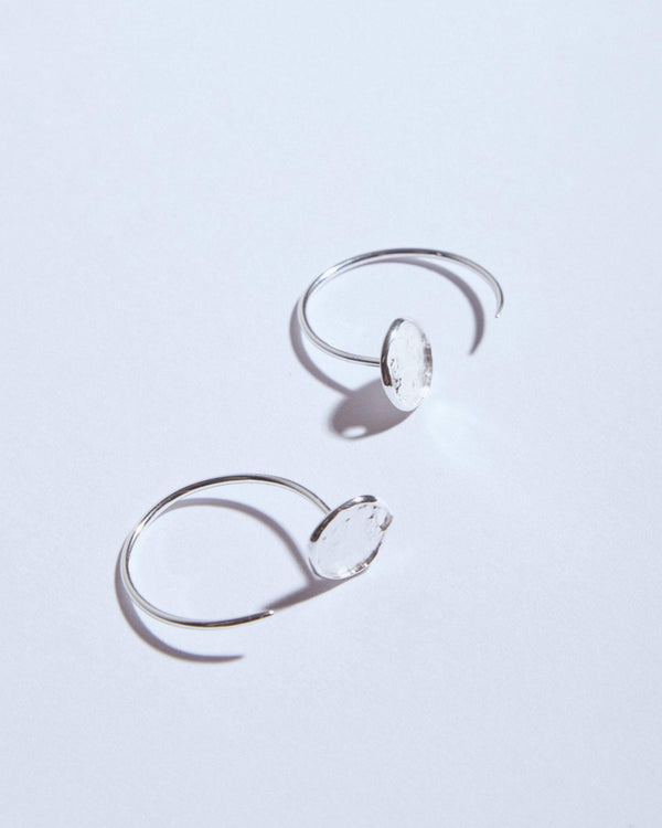 dear letterman Zahia Silver Earrings