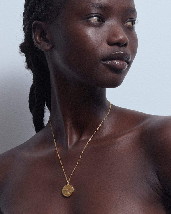 Dear Letterman Zain Gold Necklace