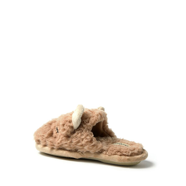 Dearfoams Kid's Reindeer Scuff Slippers