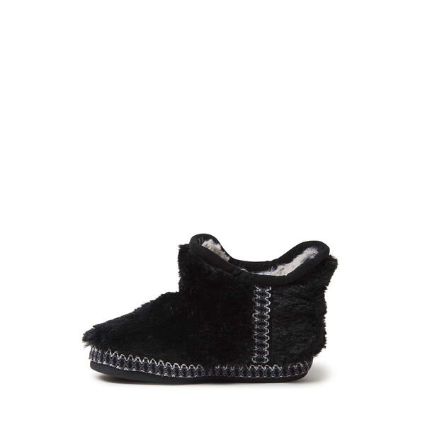 Dearfoams Kids Charlotte Furry Bootie Slipper