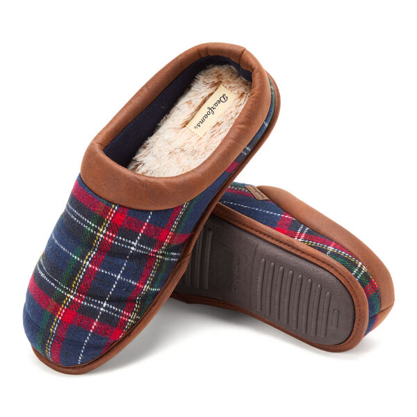 Dearfoams Men's Asher Quilted Marled Knit Clog