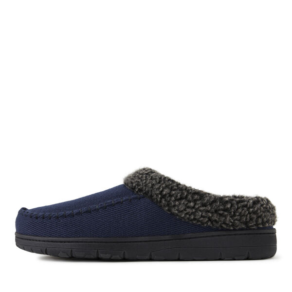 Dearfoams Men's Brendan Twill Whipstitch Clog