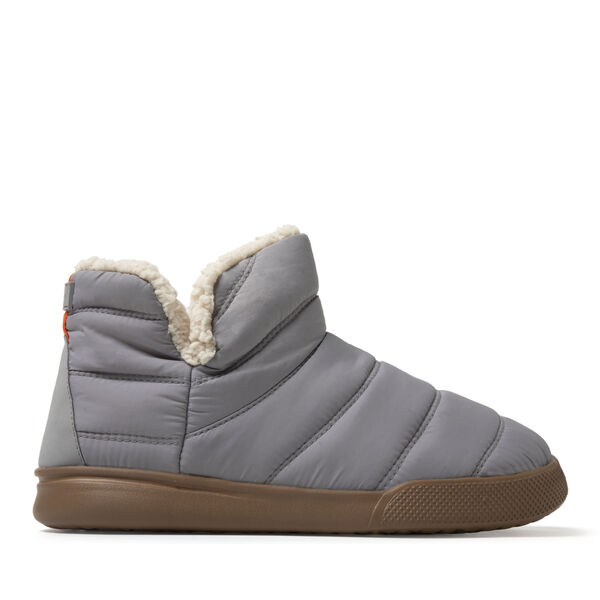 Dearfoams Men's Bryant Nylon Puffer Slipper Boot
