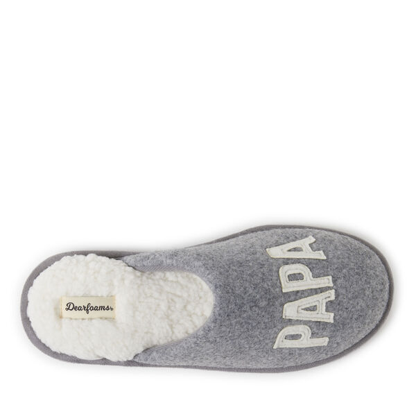 Dearfoams Men's Classic Papa Bear Slipper