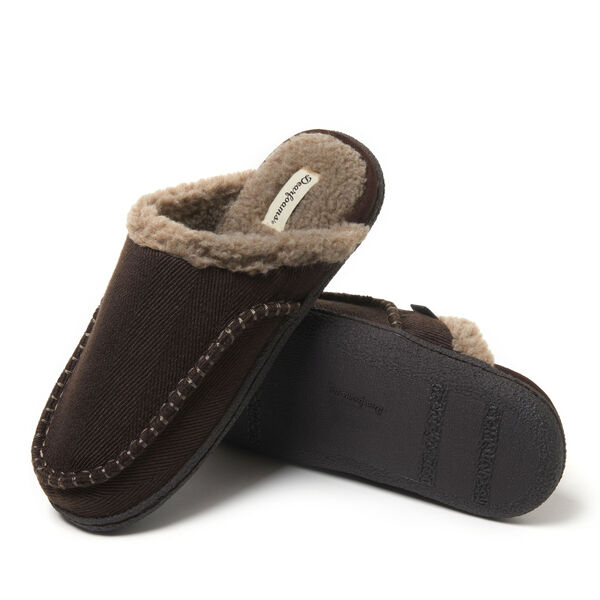 Dearfoams Men's Matthew Moc Toe Scuff