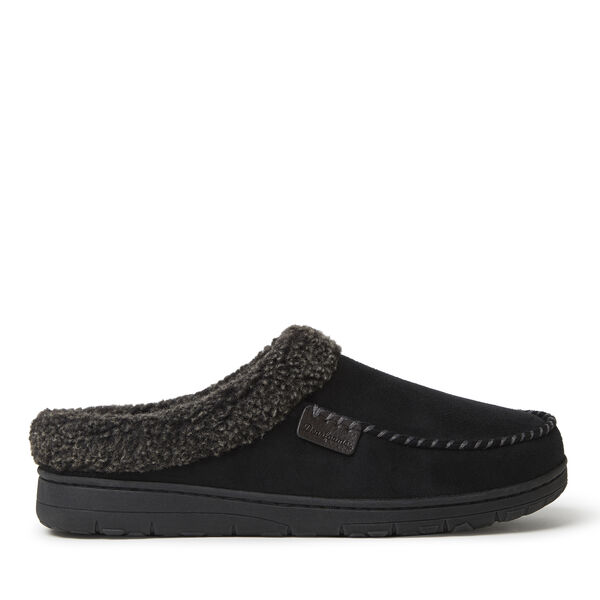 Dearfoams Men's Microsuede Clog