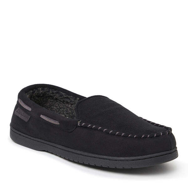 dearfoams Men's Microsuede Moccasin