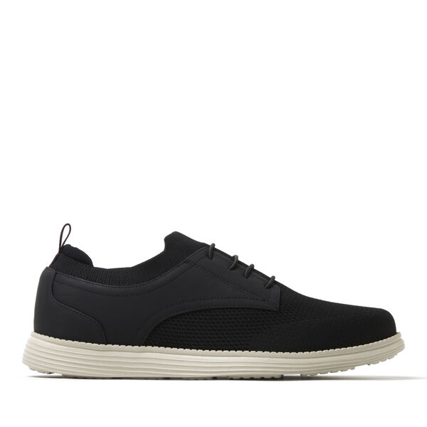 Dearfoams Men's Nash Stretch Knit Oxford Slip On