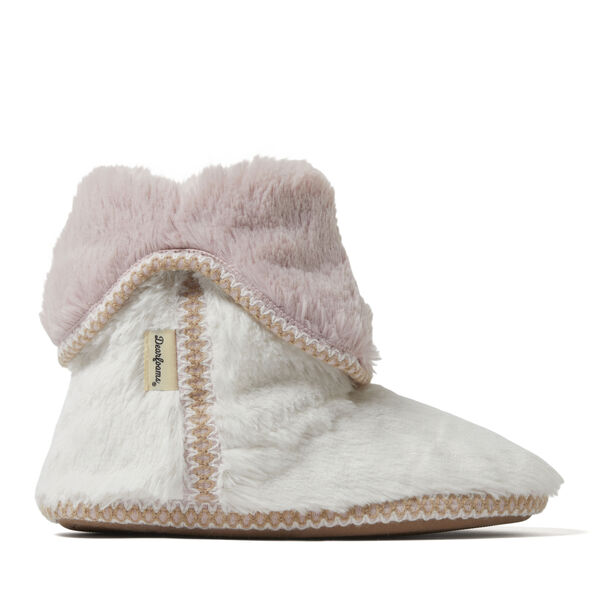 Dearfoams Women's Beth Faux Fur Foldown Bootie