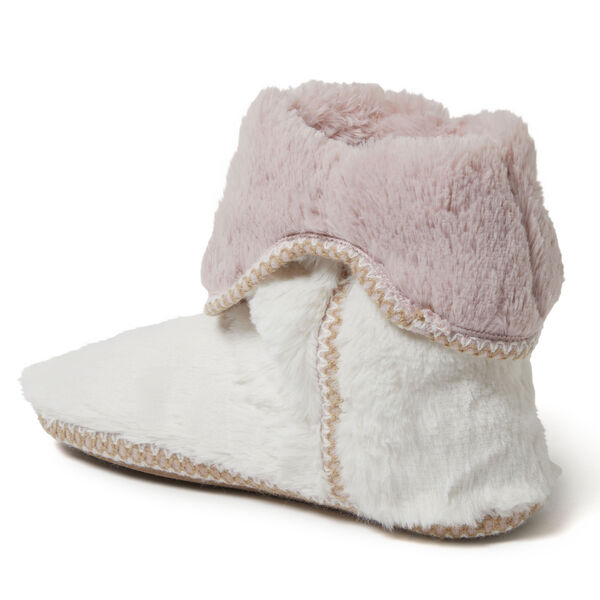 Dearfoams Women's Beth Faux Fur Foldown Bootie
